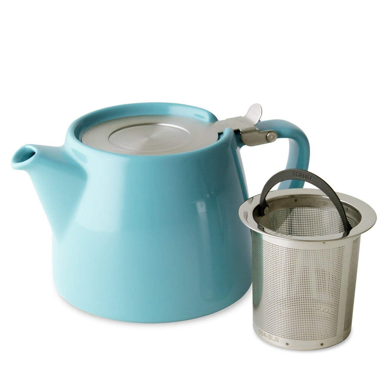 Stump Teapot - Turquoise