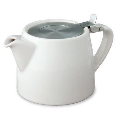 Stump Teapot - White